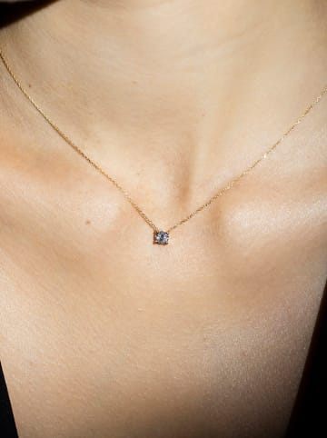 DIAMANTA Gold-Halskette "Collier Impérial" mit Diamant - (L)42 cm