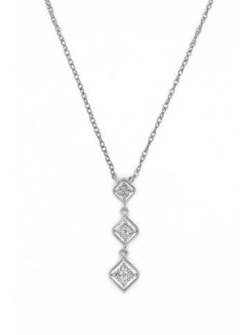 DIAMANTA Złoty naszyjnik z diamentami - dł. 42 cm