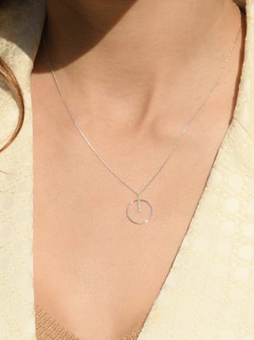 DIAMANTA Weißgold-Halskette "Cercle prodigieux" mit Diamanten - (L)42 cm