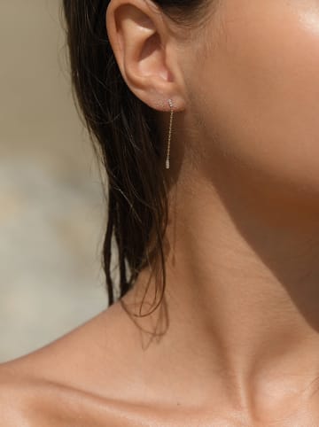 DIAMANTA Gold-Ohrstecker "Patience" mit Diamanten