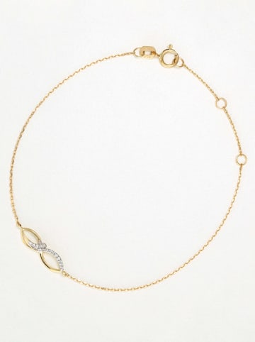 DIAMANTA Złota bransoletka "Infini de Diamants" z diamentami