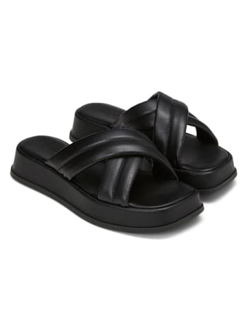 Marc O'Polo Shoes Leren slippers zwart