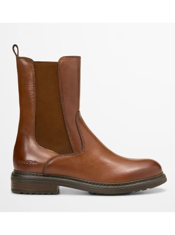 Marc O'Polo Shoes Leren chelseaboots "Cosi" lichtbruin