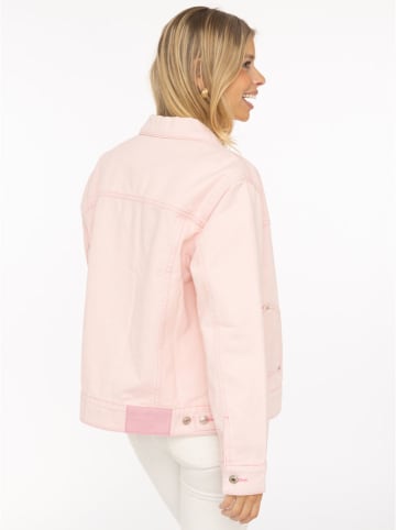 Zwillingsherz Jeansjacke "Herz" in Rosa