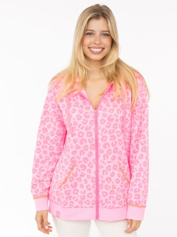 Zwillingsherz Bluza "Soft Leo" w kolorze różowym