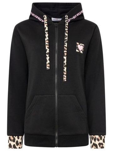 Zwillingsherz Bluza "Wild Heart" w kolorze czarnym