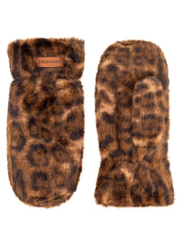 Zwillingsherz Wanten "Fury Leo" lichtbruin