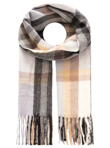 Zwillingsherz Sjaal beige/bruin/grijs