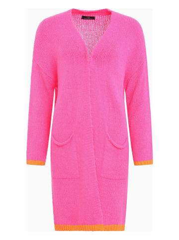 Zwillingsherz Kardigan "Neon & Love" w kolorze różowym