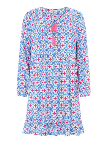 Zwillingsherz Kleid "Grafisch Classic" in Blau