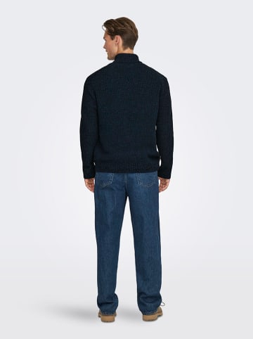 ONLY & SONS Sweter "Jion" w kolorze granatowym