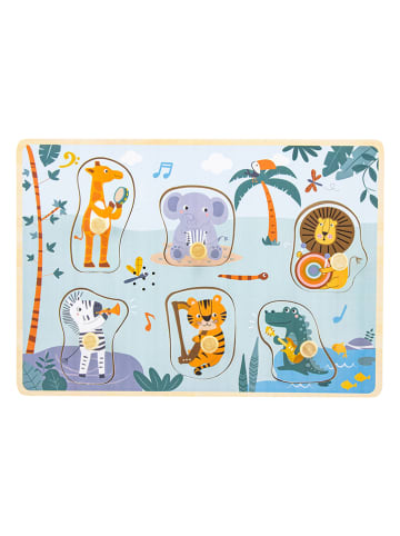 Ulysse 6-częściowe puzzle "Jungle" z dźwiękiem - 12 m+