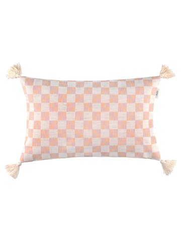 ESPRIT Kissenhülle "Bailey" in Rosa/ Orange