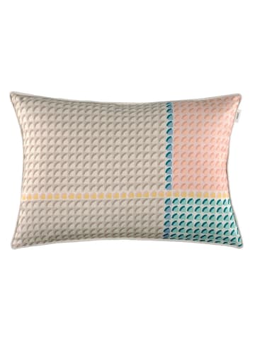 ESPRIT Kissenhülle "Bastian" in Beige/ Blau/ Rosa