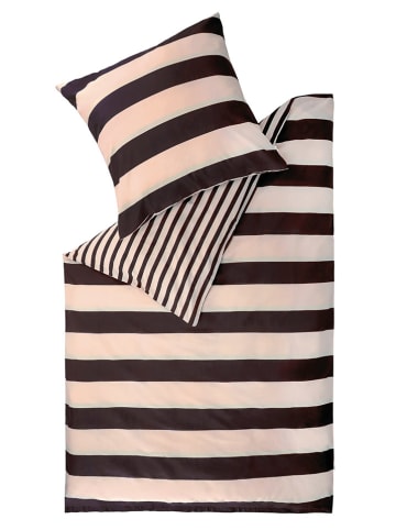 ESPRIT Renforcé-Bettewäscheset "Fun" in Schwarz/ Braun