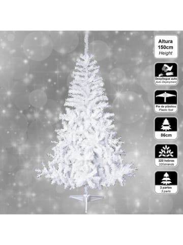 WellHome Kunstkerstboom wit - (H)150 cm