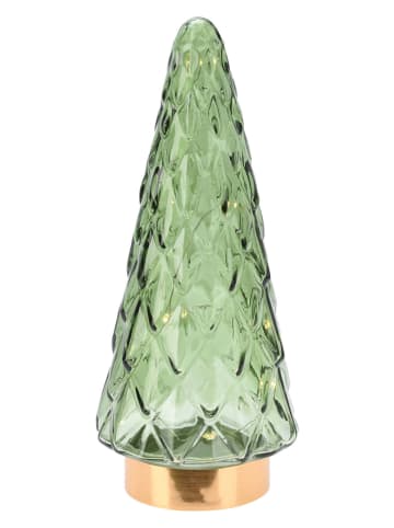 WellHome LED-Dekofigur in Grün - (H)24 cm