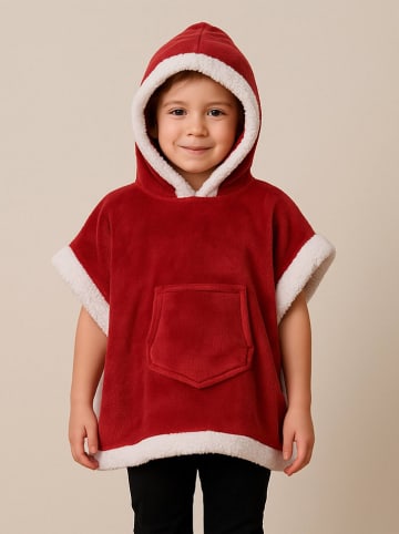 WellHome Kerstponcho rood