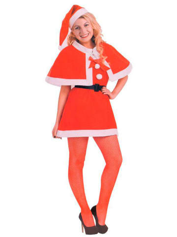 WellHome Kostium bożonarodzeniowy "Lady Santa" w kolorze czerwonym