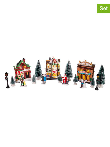 WellHome 14tlg. LED-Weihnachtsdekorationsset in Bunt