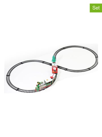 WellHome 22tlg. Set: Deko-Weihnachtszug in Bunt - (B)283 cm 