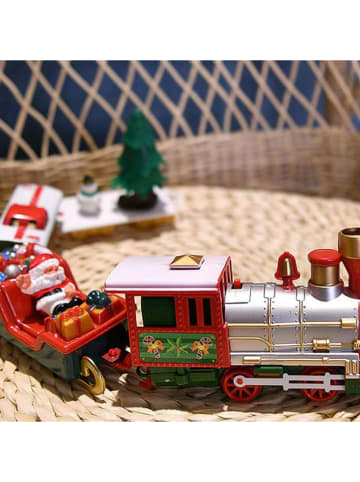 WellHome 39tlg. Set: Deko-Weihnachtszug in Bunt - (B)698 cm 