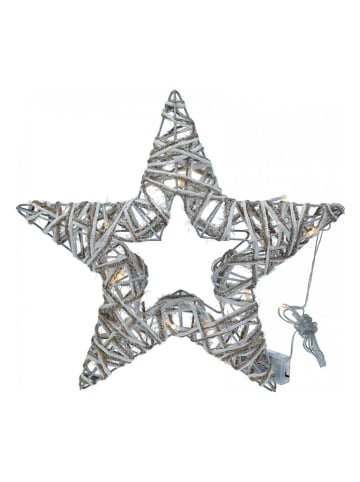 WellHome LED-Dekoanhänger in Grau - Ø 30 cm