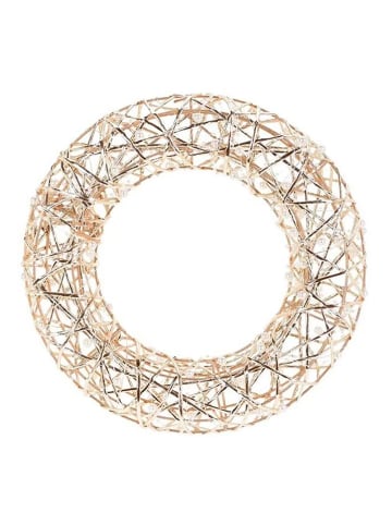 WellHome Wieniec dekoracyjny LED w kolorze srebrnym - Ø 40 cm