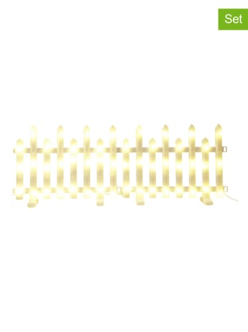 WellHome 8-delige set: hekledverlichting warmwit - (B)356 x (H)244 x (D)10 cm