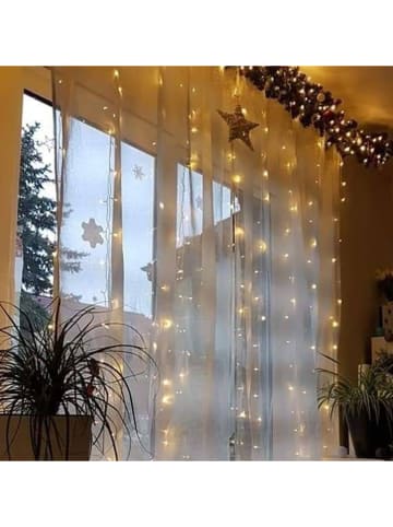 WellHome Łańcuch świetlny LED w kolorze ciepłej bieli - dł. 208 cm