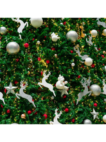 WellHome Kerstballen zilverkleurig - 35 stuks - Ø 6 cm