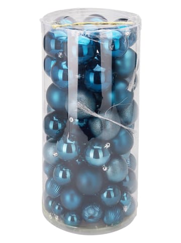 WellHome Christbaumkugeln in Blau/ Hellblau