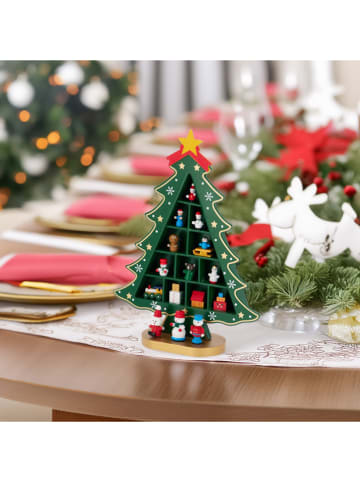 WellHome Deco-object groen/meerkleurig - (B)22 x (H)29 x (D)7 cm