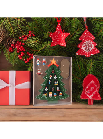 WellHome Dekoracja w kolorze zielonym - 23 x 30,5 x 6 cm