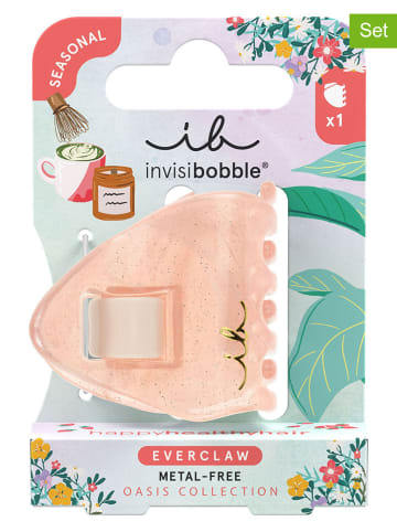 Invisibobble 2er-Set: Haarspange in Rosa