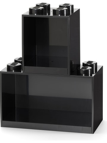LEGO Kast "Brick" zwart - (B)21,5 x (H)32 x (D)16 cm