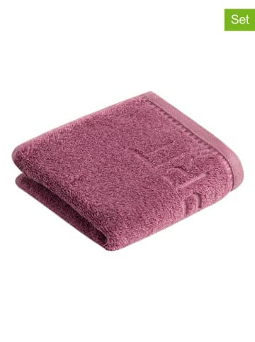 ESPRIT 6er-Set: Gästehandtücher ''Modern Solid'' in Lila