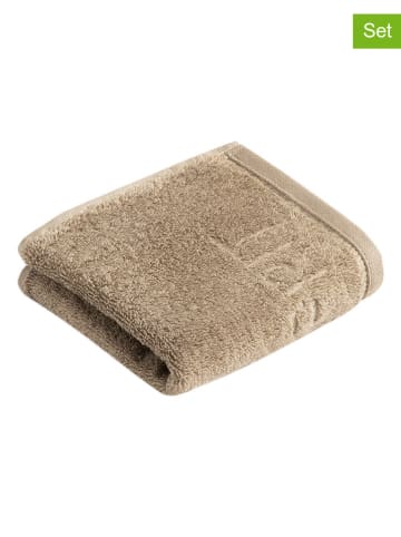 ESPRIT 6er-Set: Gästehandtücher ''Modern Solid'' in Beige