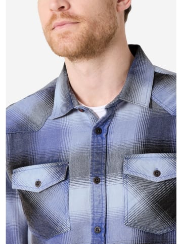 Timezone Blouse blauw/zwart