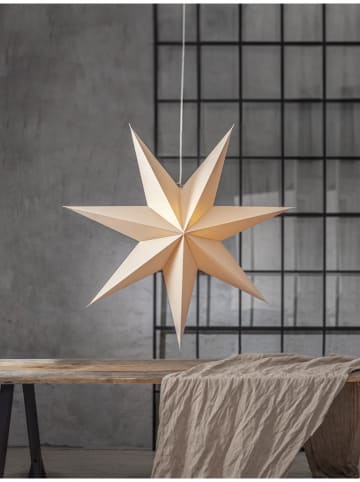 STAR Trading Gwiazda papierowa "Plain" w kolorze beżowym - Ø 90 cm