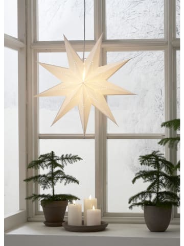 STAR Trading Lampa dekoracyjna "Lysa" w kolorze białym - Ø 60 cm