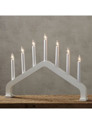 STAR Trading Vensterlamp "House" wit - (B)48 x (H)37 cm