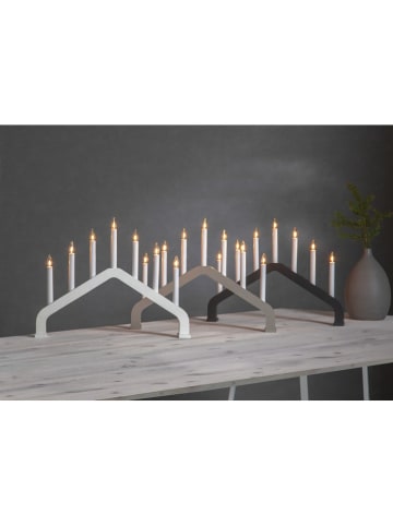 STAR Trading Vensterlamp "House" beige - (B)48 x (H)37 cm