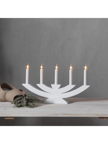 STAR Trading Vensterlamp "Navida" wit - (B)42 x (H)24 cm