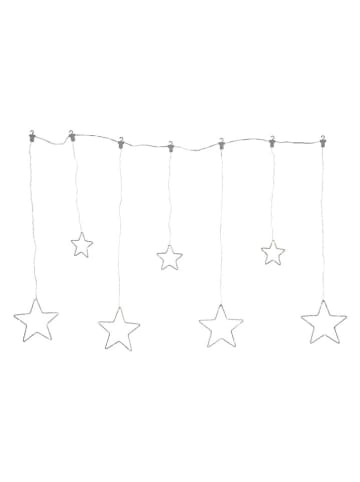 STAR Trading Led-lichtgordijn "Dew Drop Stars" warmwit - (L)120 cm
