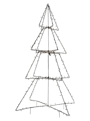 STAR Trading LED-Lichterbaum "Foldy" in Schwarz - (H)170 cm 