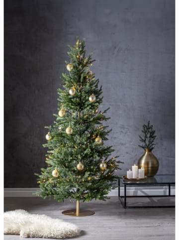 STAR Trading Künstlicher Weihnachtsbaum "Malung" in Grün - (H)200 x Ø 96 cm