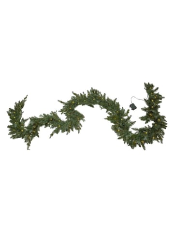 STAR Trading Leddennenguirlande "Greyland" groen - (L)300 cm