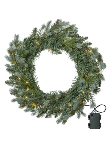 STAR Trading Wieniec LED "Greyland" w kolorze zielonym - Ø 55 cm