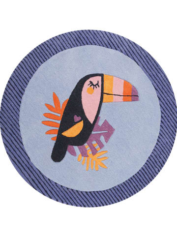 ESPRIT Kurzflor-Teppich "Toucan" in Hellblau/ Blau